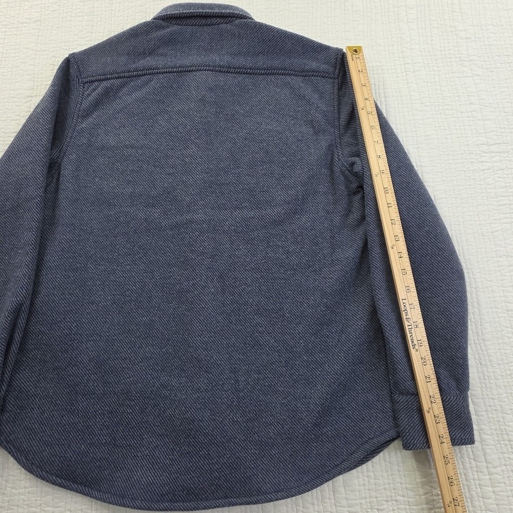 Robert Graham Barford Shacket Men's L Blue Tweed Fleece Lined NEW Classic Fit - Picture 14 of 16